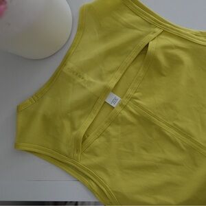 Yellow Sleeveless Top